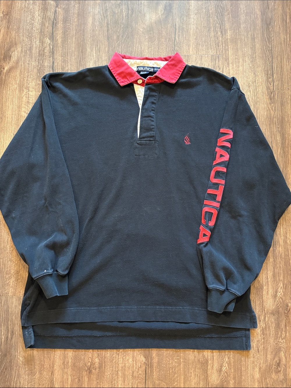 Vintage Nautica men’s extra large long sleeve polo
